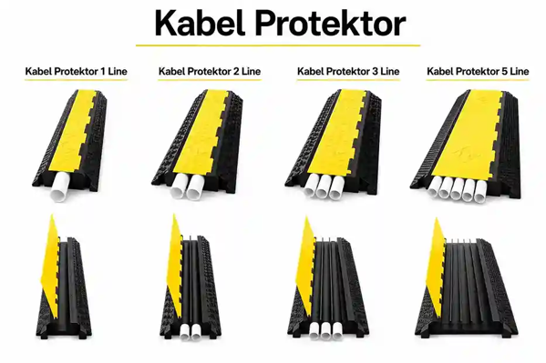 Rubber Cable Protector – Pelindung Kabel Karet Heavy Duty 1–5 Line